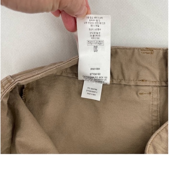 Patagonia Womens Khaki Shorts Size 8. Very good used condition. - Picture 11 of 11